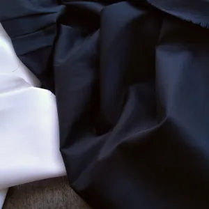 4oz Cotton Sateen / Black
