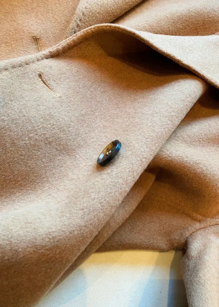 Classic Wool Coat with Notch Lapels
