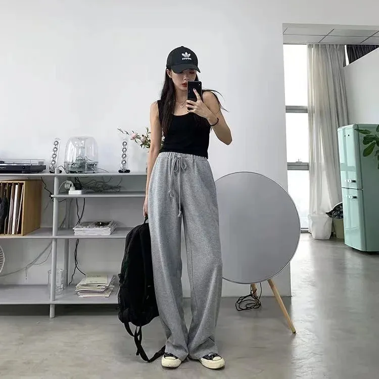 LVSANW American New Detachable Design Sense Tooling Jeans Female Y2K Fashion Gothic Retro High Street Straight Small Vibe Waisted Pants