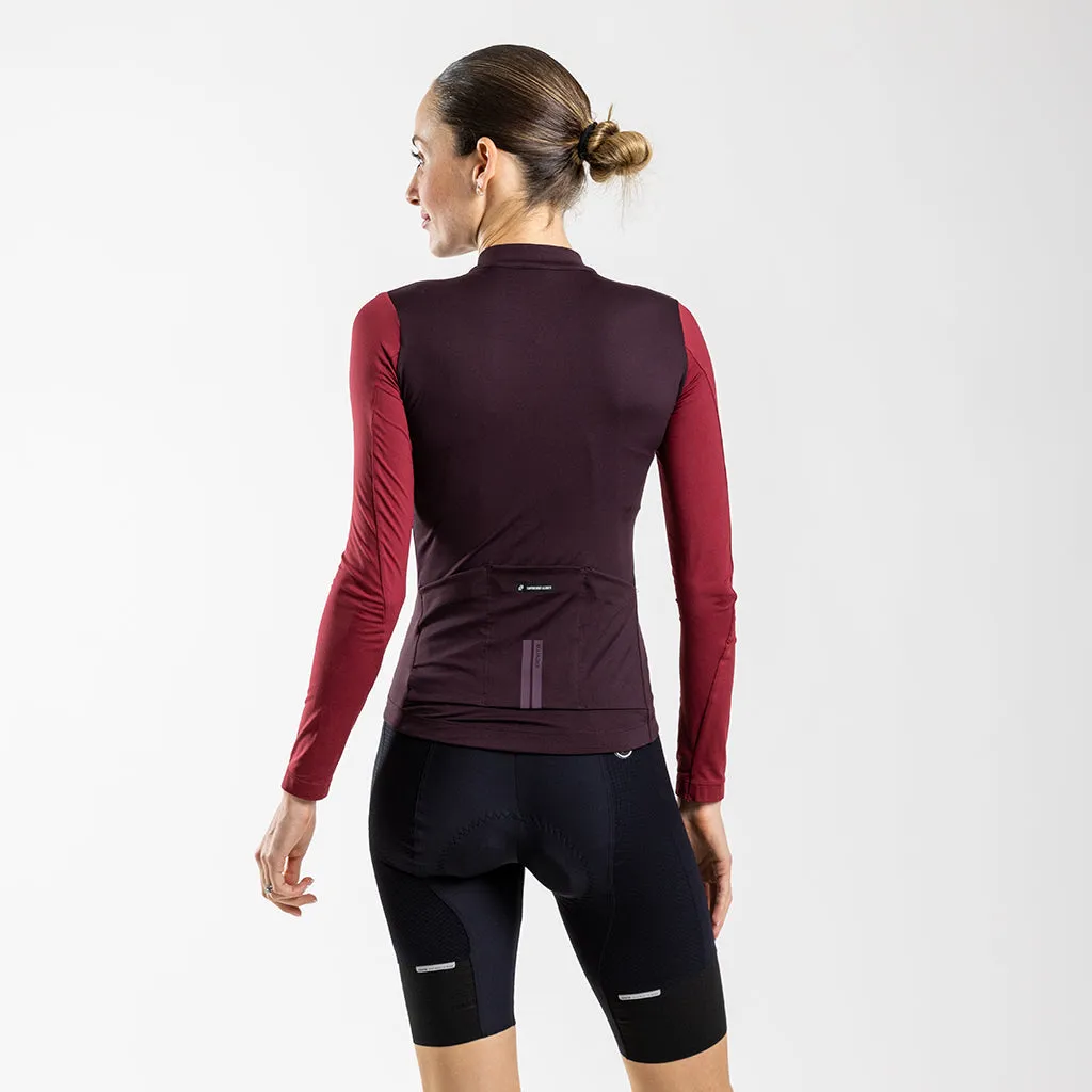 Women's Long Sleeve Thermal Jersey (Mulberry)