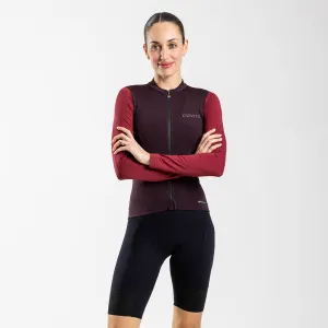 Women's Long Sleeve Thermal Jersey (Mulberry)