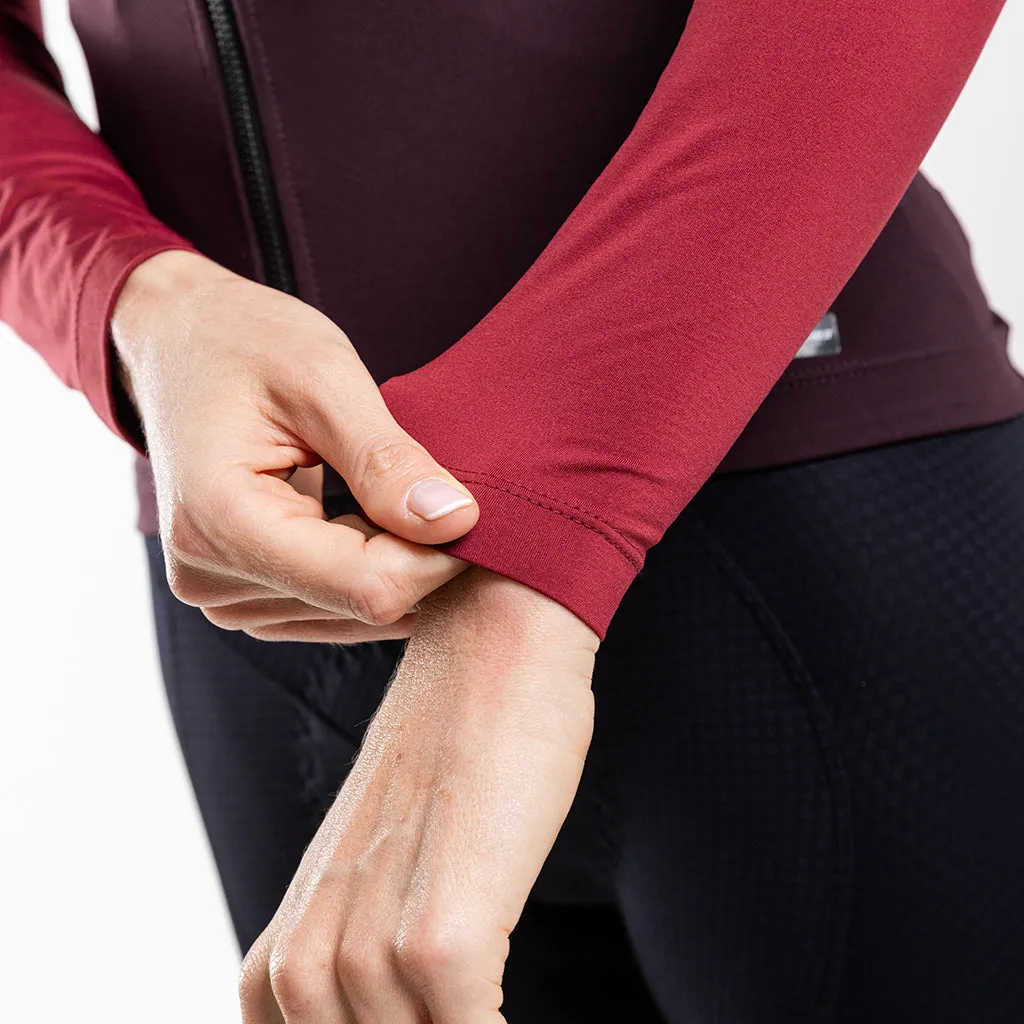 Women's Long Sleeve Thermal Jersey (Mulberry)